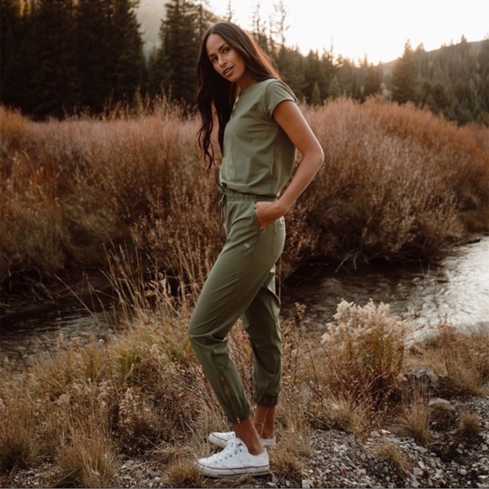 Albion Sage Green Women's Jumpsuit